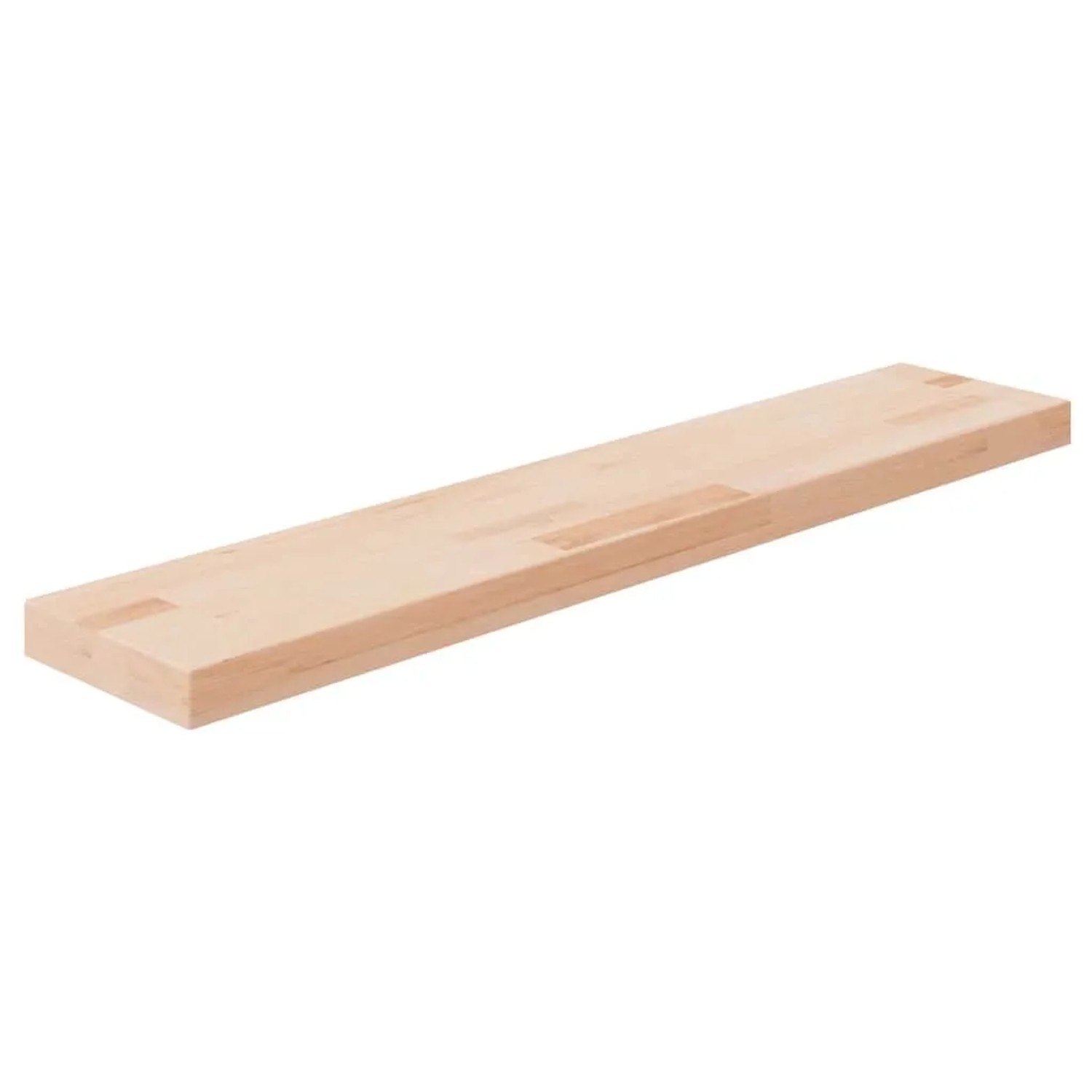 vidaXL Regalboden 100x20x4 cm Unbehandeltes Massivholz Eiche 342951