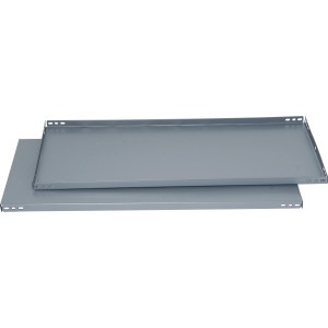 Metall-Boden Baukastensystem, 100x30cm, für Regale, grau.