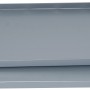 Metall-Boden Baukastensystem, 100x30cm, für Regale, grau.