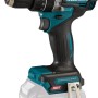 Makita Akku-Schlagbohrschrauber HP002GZ Solo, blau-schwarz, mit Bohrfutter und Akku (optional).