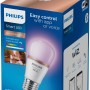 Philips Smart LED Lampe, 40W, E27, Tropfenform, Tunable White & Color im Karton.