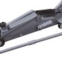 Grauer Rangierwagenheber RWH-2500 B mit 2,5 t Tragkraft und Hebel für Autoreparatur und Wartung.