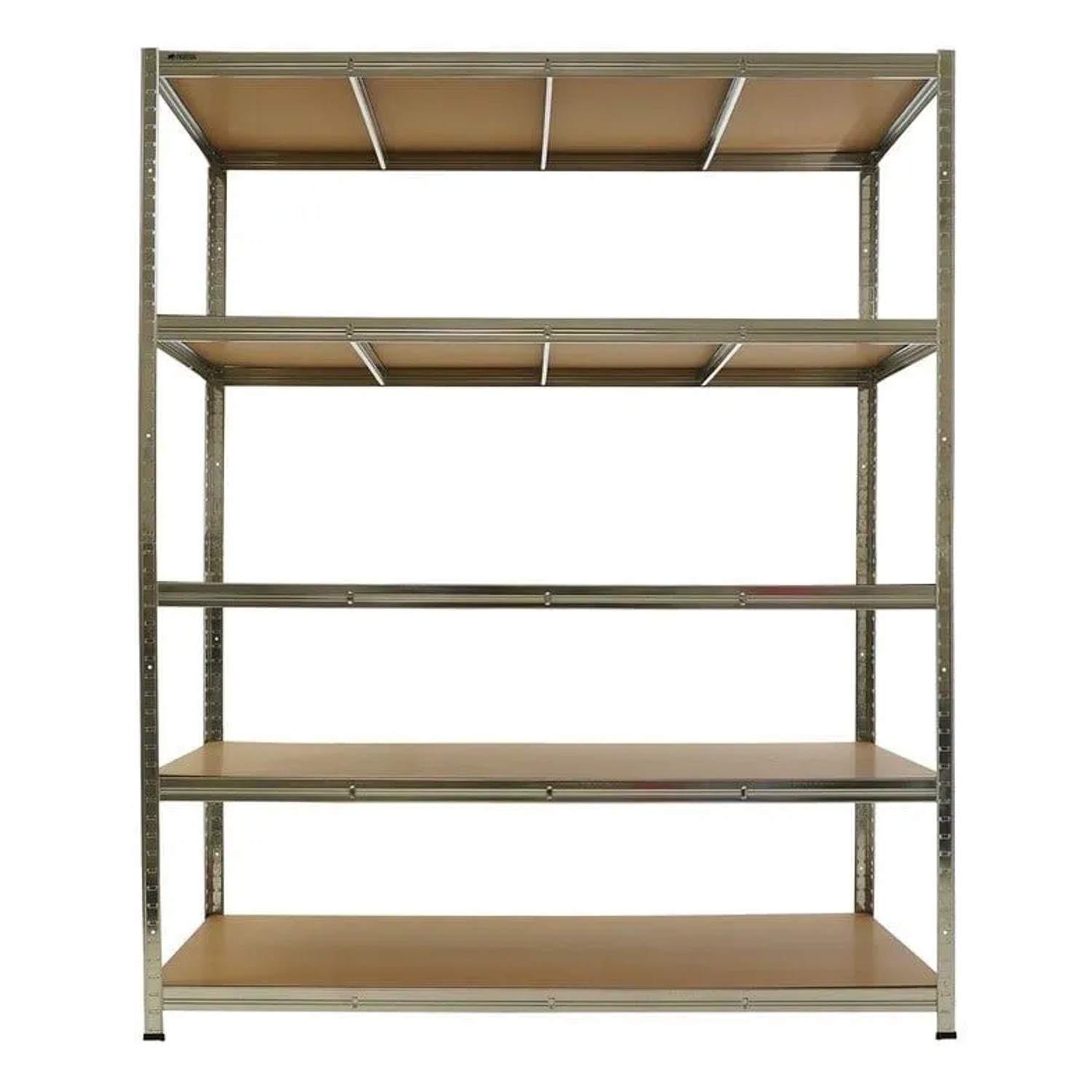 PROREGAL Schwerlastregal TAURUS Verzinkt 180x150x60cm Gesamtlast 875kg Kellerregal Steckregal Garagenregal Lagerregal