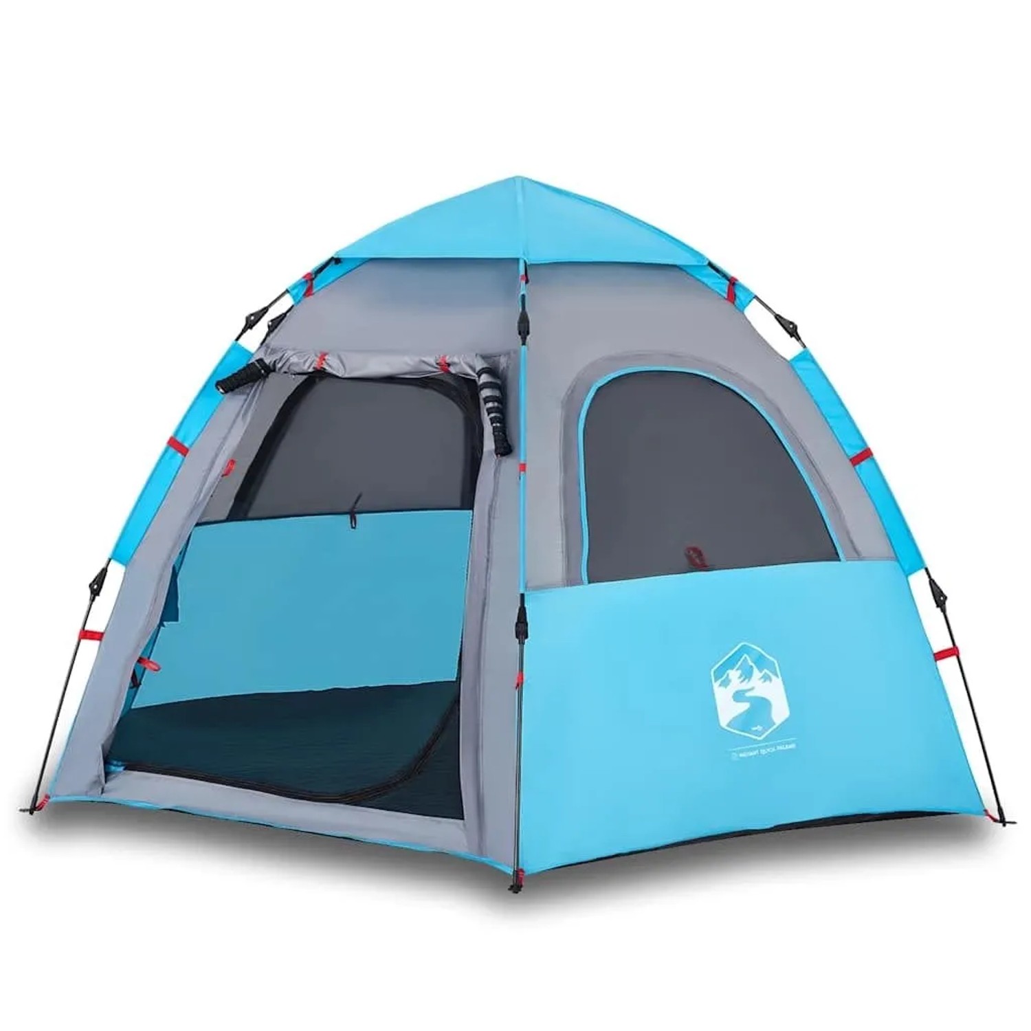 Furnicato Campingzelt Kabine Blau 260 X 217 X 150 Cm