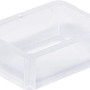 Transparente Eurobox-System Box (20x15x7 cm) zur Aufbewahrung. Vollwandige Ausführung.