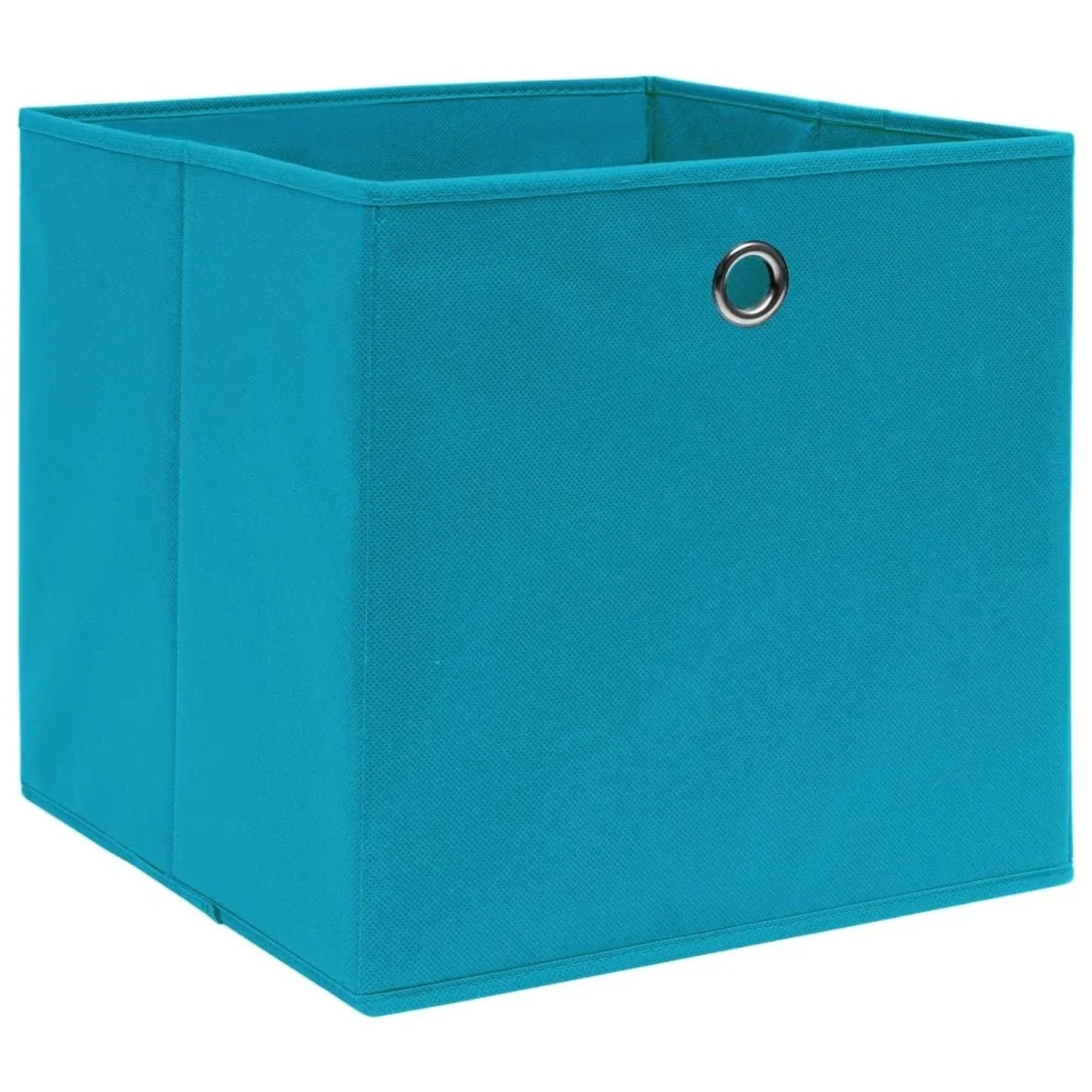 vidaXL Aufbewahrungsboxen 10 Stk Vliesstoff 28x28x28 cm Babyblau 325233