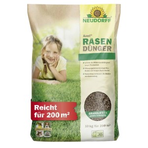 Neudorff Azet Rasen-Dünger, 10,05 kg Sack für dichten, grünen Rasen.