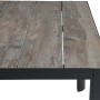 Detailansicht: Rechteckiger Siena Garden Gartentisch Silva, Washed Grau, 100x220 cm.
