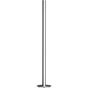 Schwarze LED-Stehleuchte Beat TW von Fischer & Honsel, 41W, 4500lm, dimmbar.