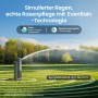 Aiper Irrisense 2 Bewässerungssystem im Einsatz: Intelligente Rasenbewässerung mit EvenRain Technologie.