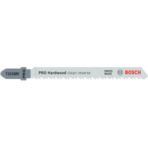 Bosch Stichsägeblatt T 101 BRF, 3er-Pack für saubere Schnitte in Hartholz.