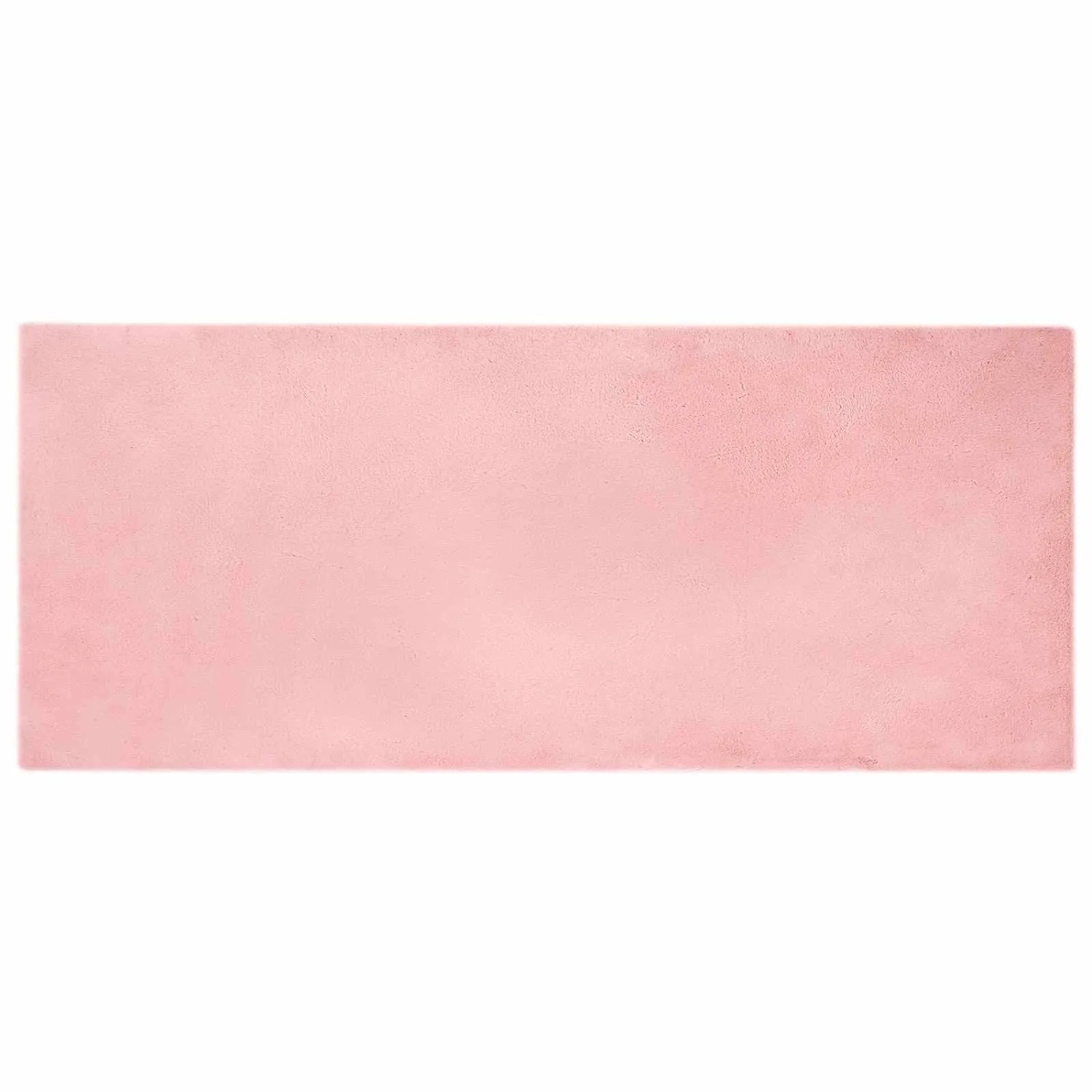 vidaXL Kunstfell Hasen Teppich Olite Rosa 80 x 200 cm Polyester 42021699 günstig online kaufen