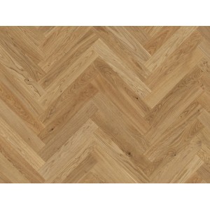 Parador Parkett Trendtime 3 Living Eiche Cream, matt lackiert im Fischgrätmuster.