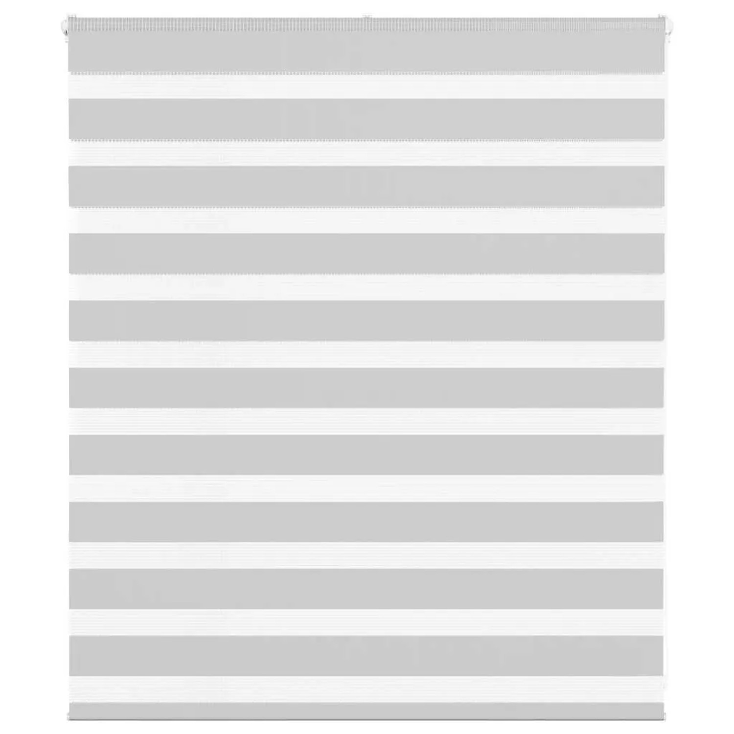 vidaXL Doppelrollo Hellgrau 125x100 cm Stoffbreite 120,9 cm Polyester 40144 günstig online kaufen