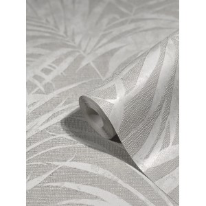 Marburg Vliestapete Ivy Nov Floral Grau, Rolle mit floralem Muster.