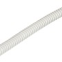 Flexibles, hellgraues Isolierrohr EN 20, 10 m lang, für die Aufputzmontage.