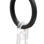 Mydeco Ersatzring, 33mm, schwarz, für Gardinenstange 16-19mm mit Clip.