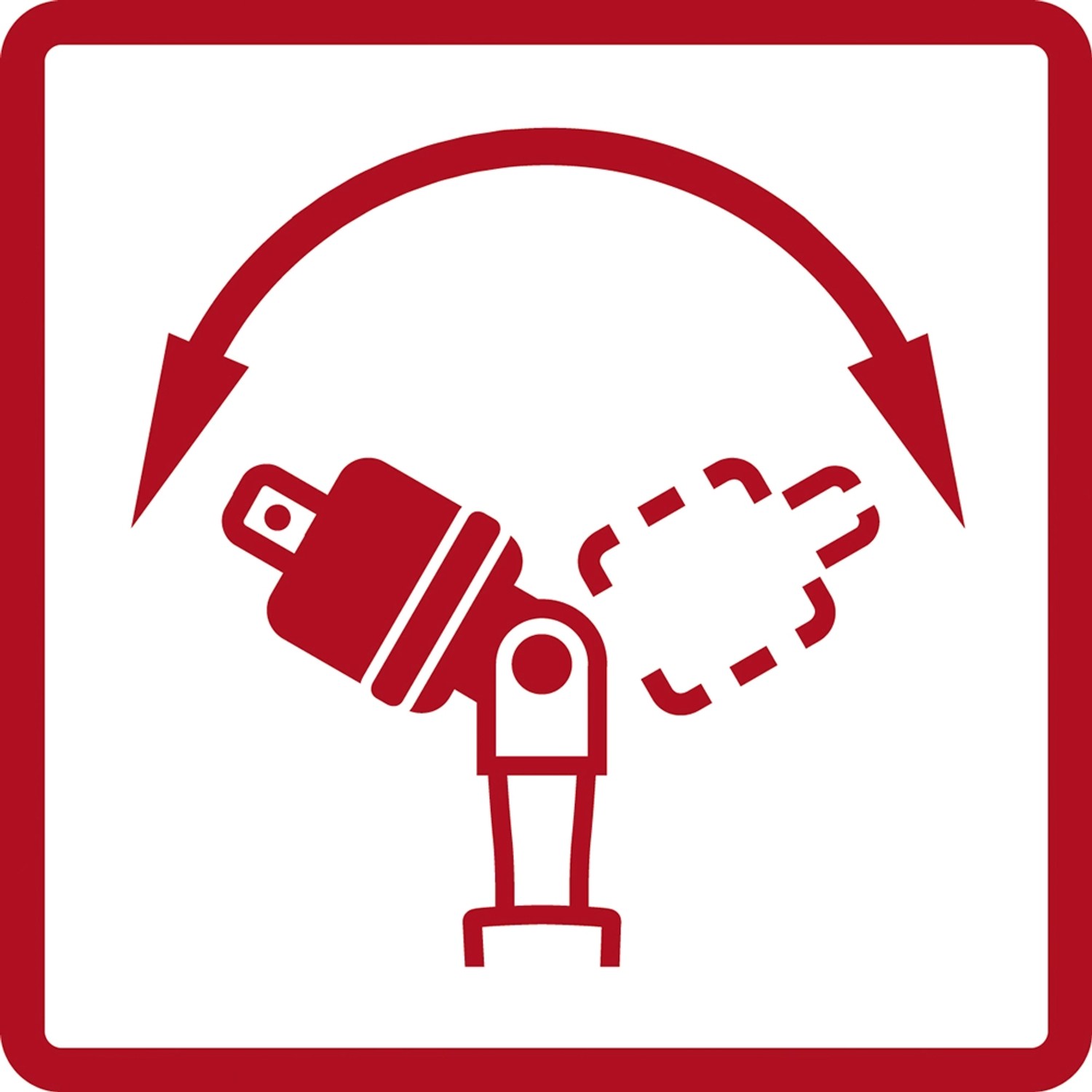 Symbol für einen drehbaren Steckschlüssel aus dem Gedore Steckschlüssel-Satz.