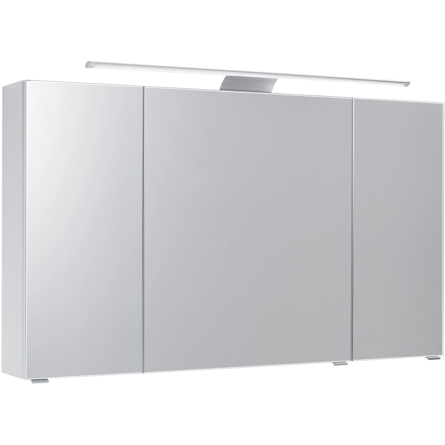 Pelipal Spiegelschrank Quantum 03 Weiß Hochglanz 120 cm mit Softclose Türen