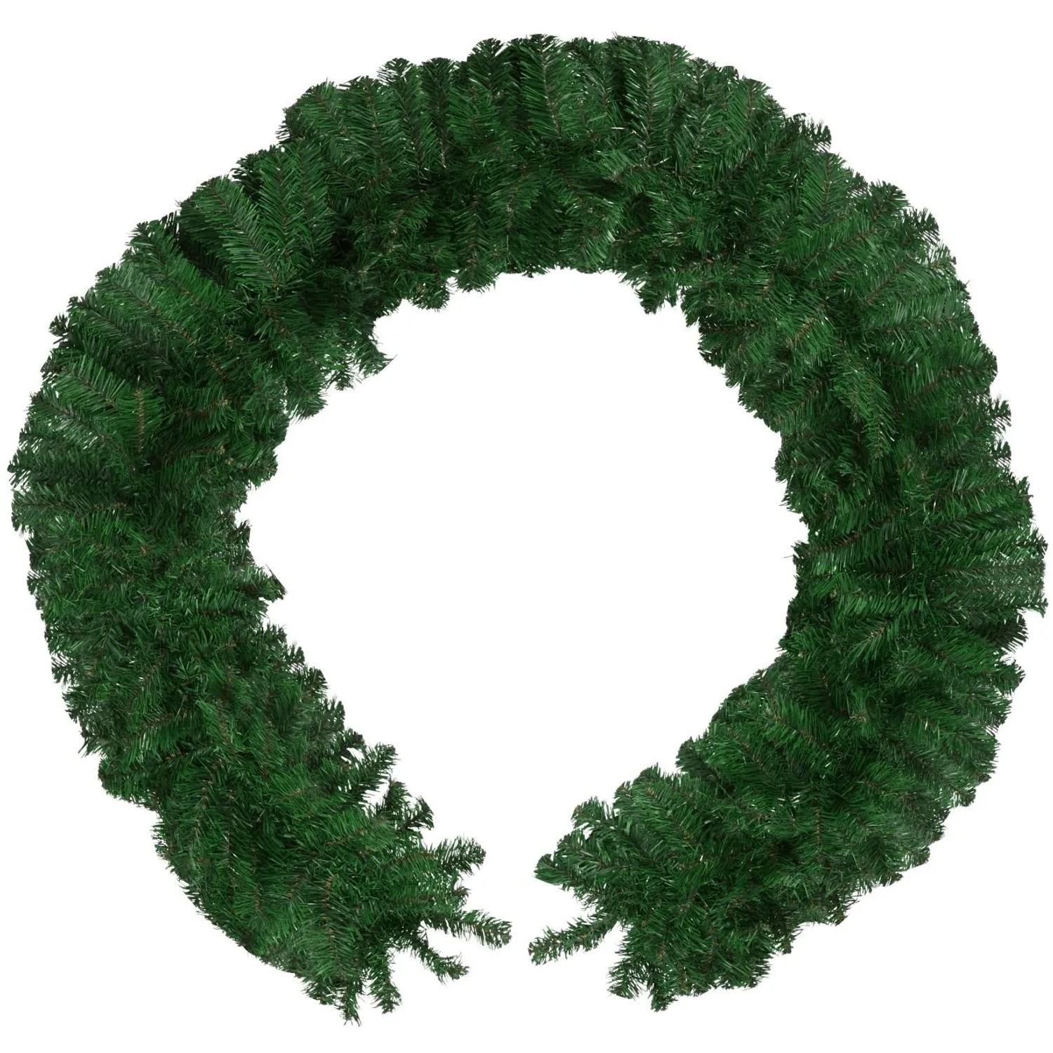Tectake Weihnachtsgirlande  Naturgetreu 270 cm  270 x 30 x 30 cm Grün