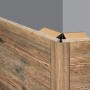 Egger Faltleiste Decowall FL001 Namur, Fichte Natur, für Wandverkleidung und Ecklösungen.