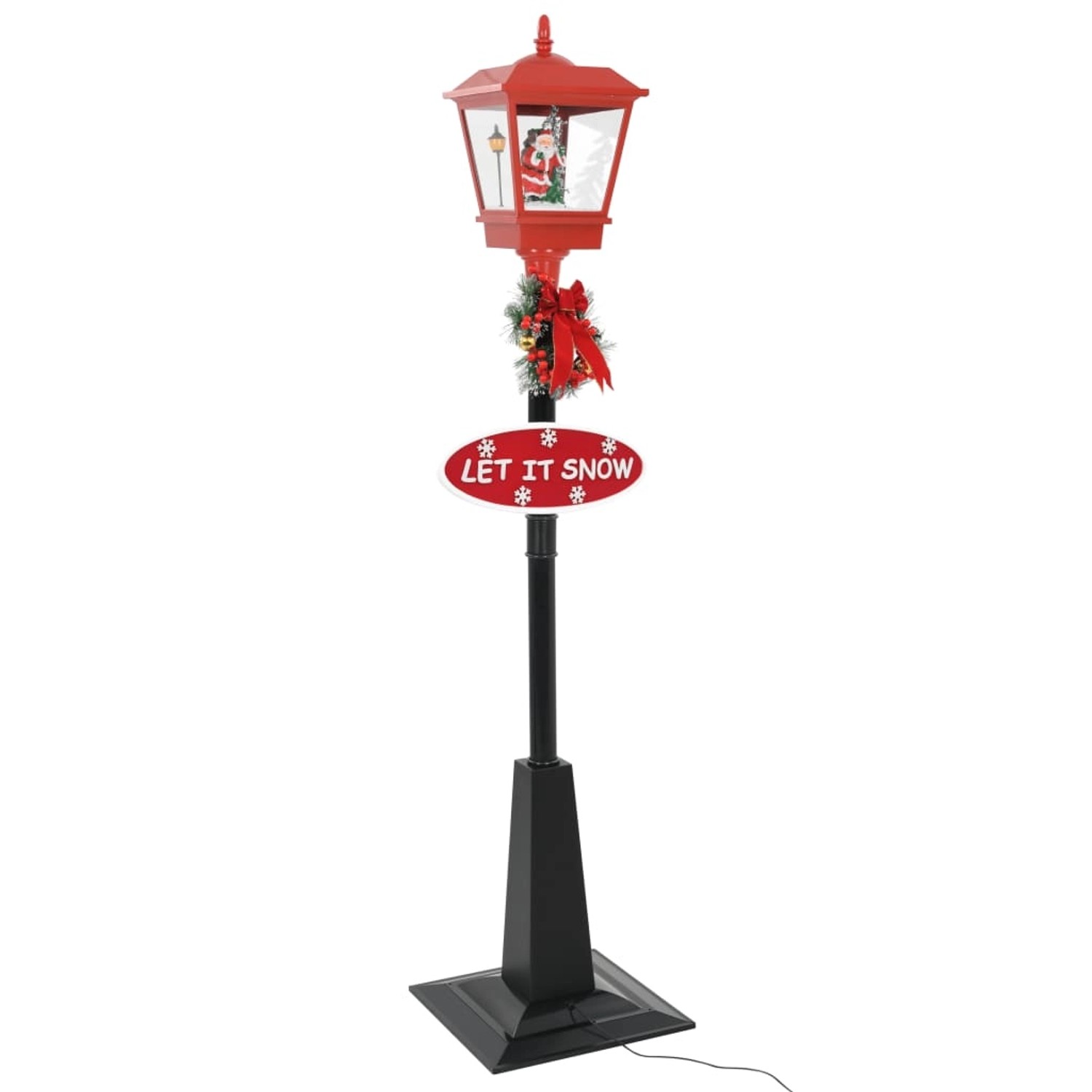 vidaXL Weihnachts-Straßenlampe mit Weihnachtsmann 180 cm LED 284339