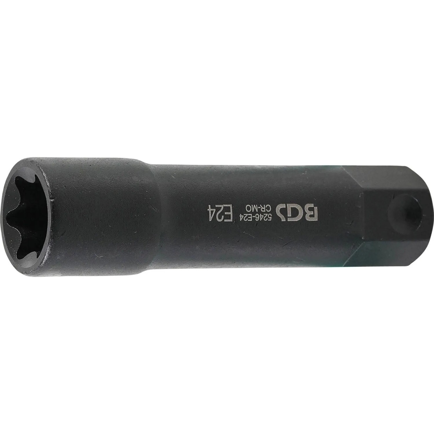 BGS Steckschlüssel Einsatz E Profil Extra Lang Antrieb Außensechskant 22 Mm SW E24 5246 E24