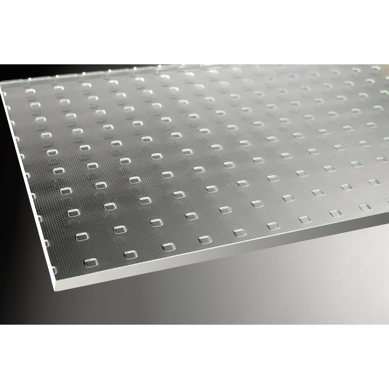 Detailansicht: Breuer Espira Duschtür Mastercarré Glasstruktur, Chrom-Optik.