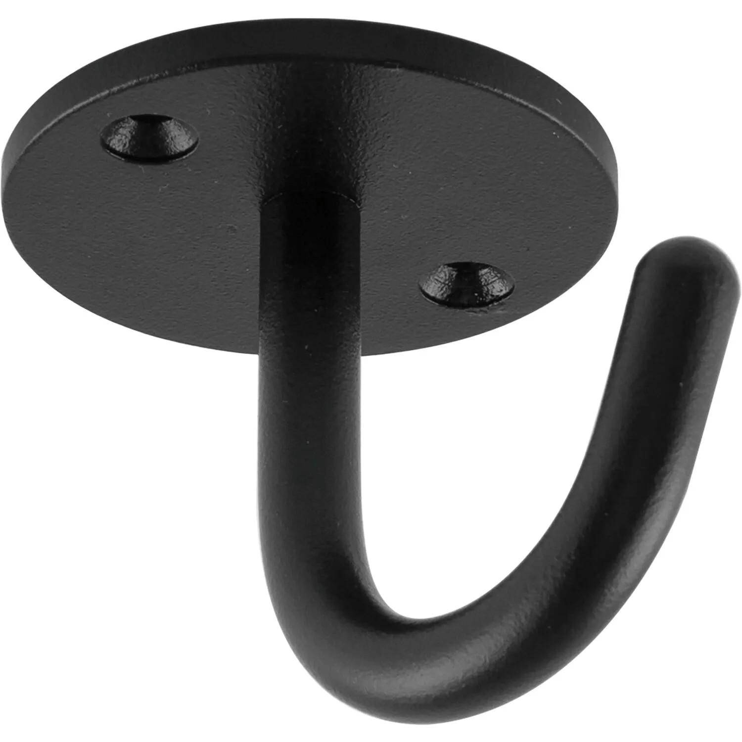 Simausrom Einfach-Haken Delta 71x59 mm Stahl Schwarz Feinstruktur