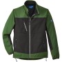 Scheibler Softshelljacke Active, schwarz-oliv, Größe XL. Arbeitsjacke mit Reißverschluss und Taschen.