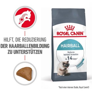Royal Canin Hairball Care Katzenfutter, Trockenfutter gegen Haarballenbildung, 4kg Packung.