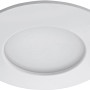 Weiße Briloner LED-Einbauleuchte, 8,5 cm Durchmesser, für Deckenmontage.