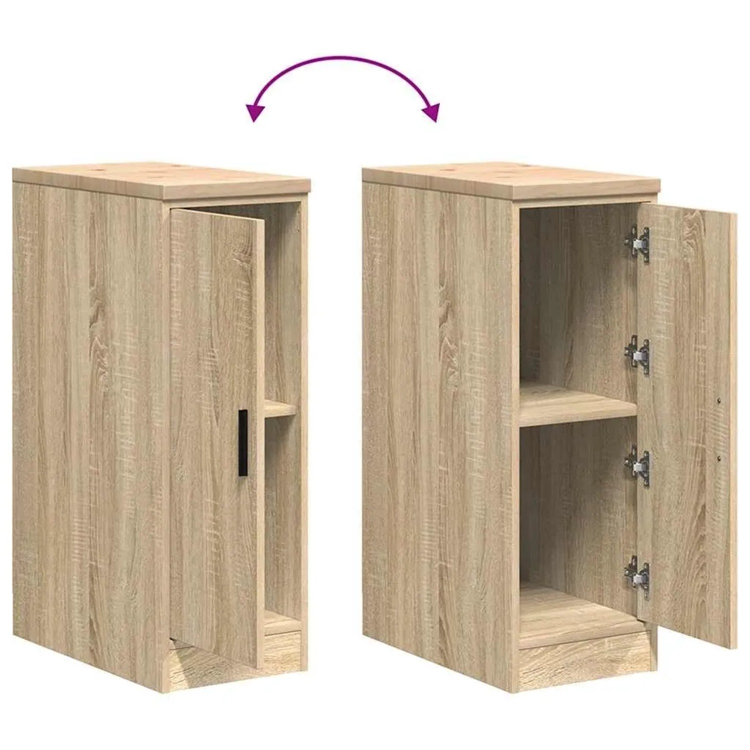 vidaXL Garagen-Aufbewahrungsschrank Sonoma-Eiche Massivholz Kiefer 860555_9