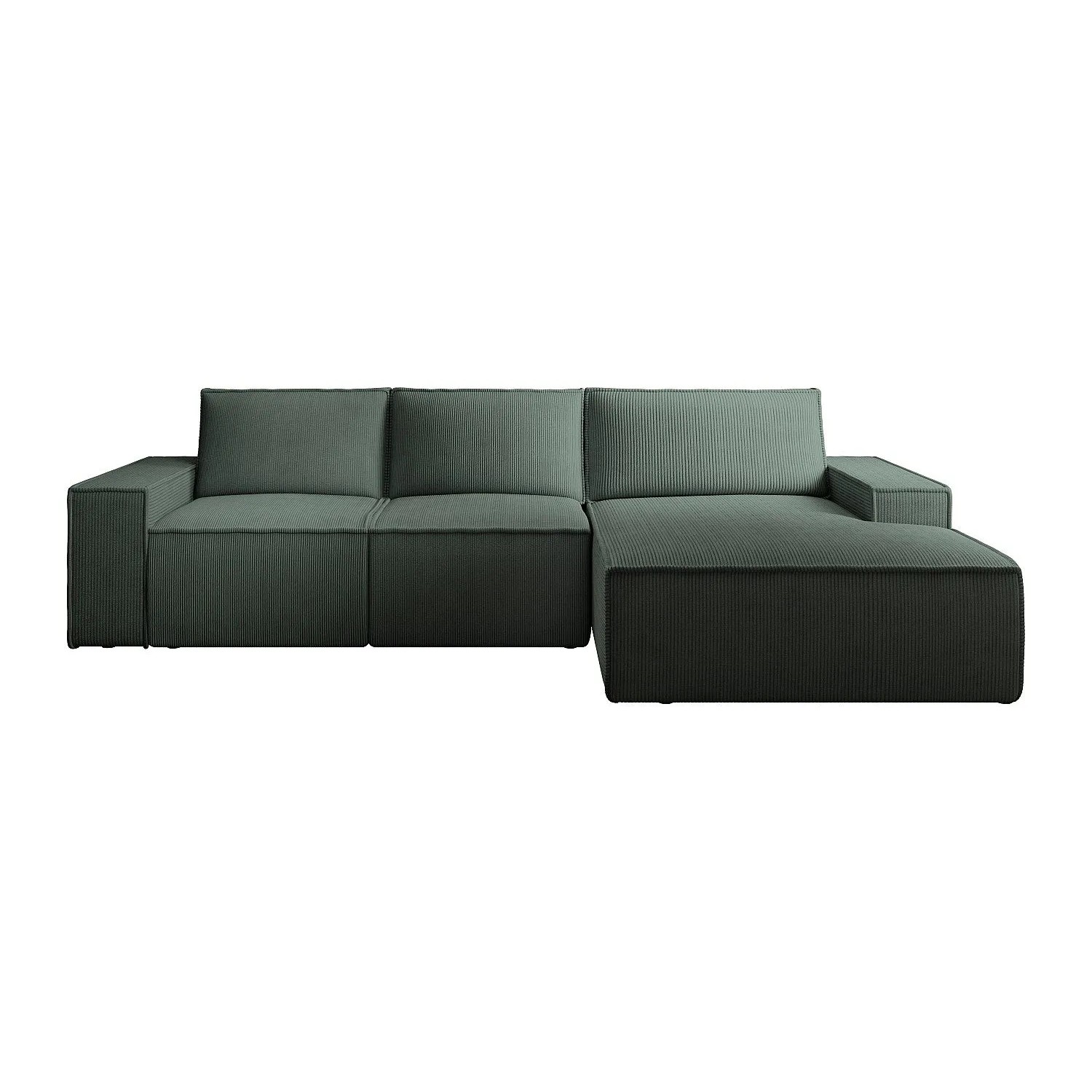 Vente-unique Schlafsofa Amelia Tannengrün 297 cm
