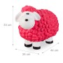 Relaxdays Gartenfigur Schaf Keramik Pink Wetterfest 33 cm x 24 cm x 44 cm 4,1 kg_4