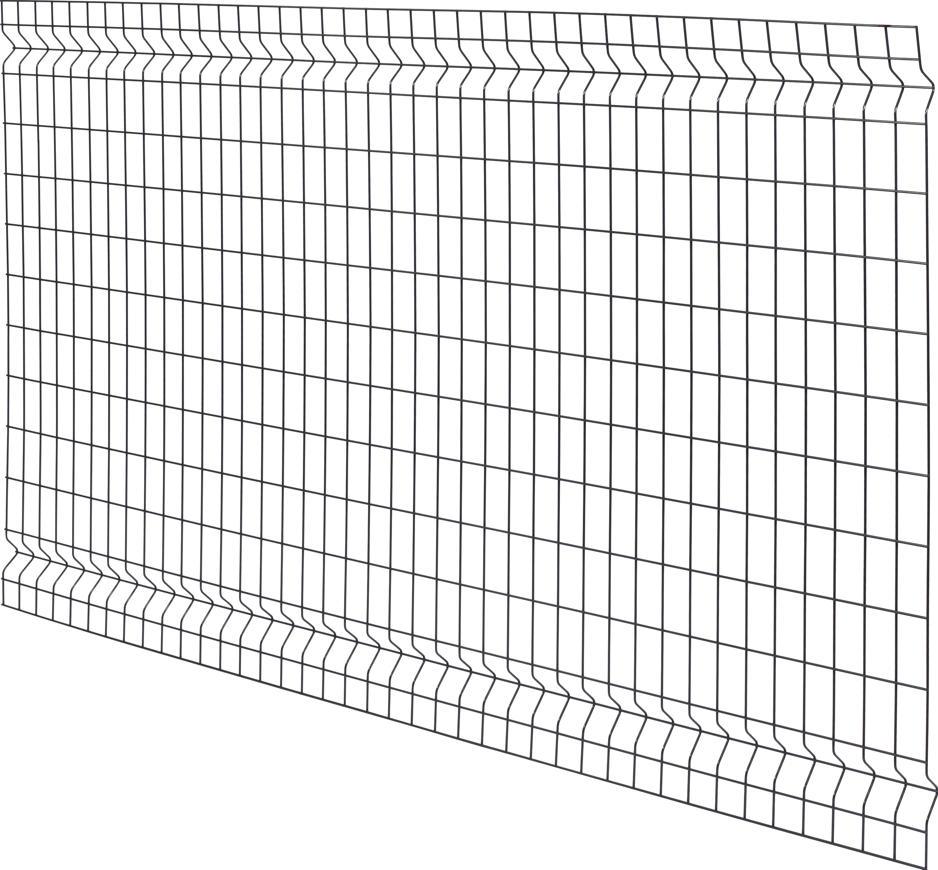 3DEinstabmattenzaun Anthrazit 120 x 200 cm kaufen bei OBI