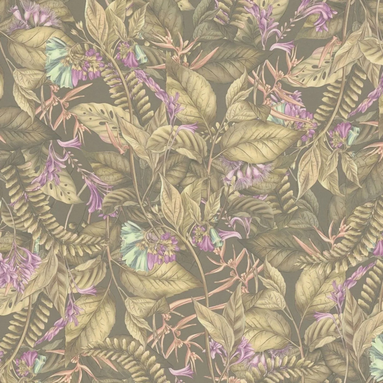 Tadessi Tapete Floral M1-No.4494 Vliestapete in Braun