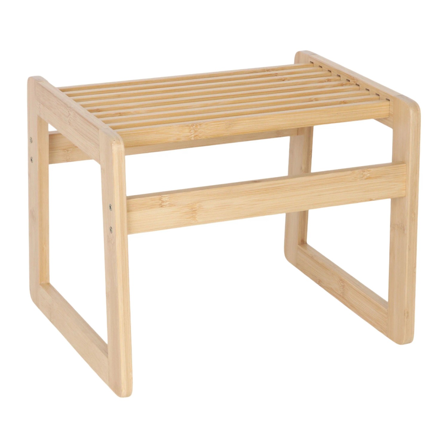 Relaxdays Badhocker Bambus Natur Feuchtraumgeeignet 30 cm x 38 cm x 33 cm 1,6 kg