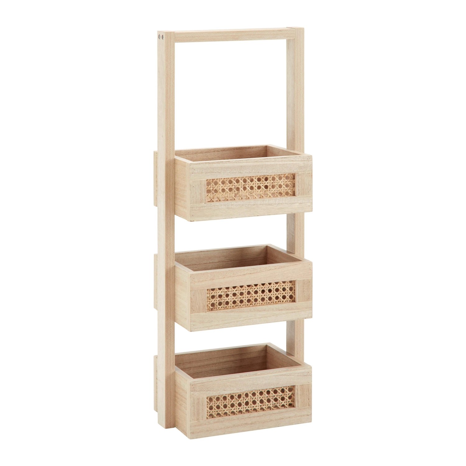 Bessagi Home Regal Denis Naturfarben Echtholz/MDF