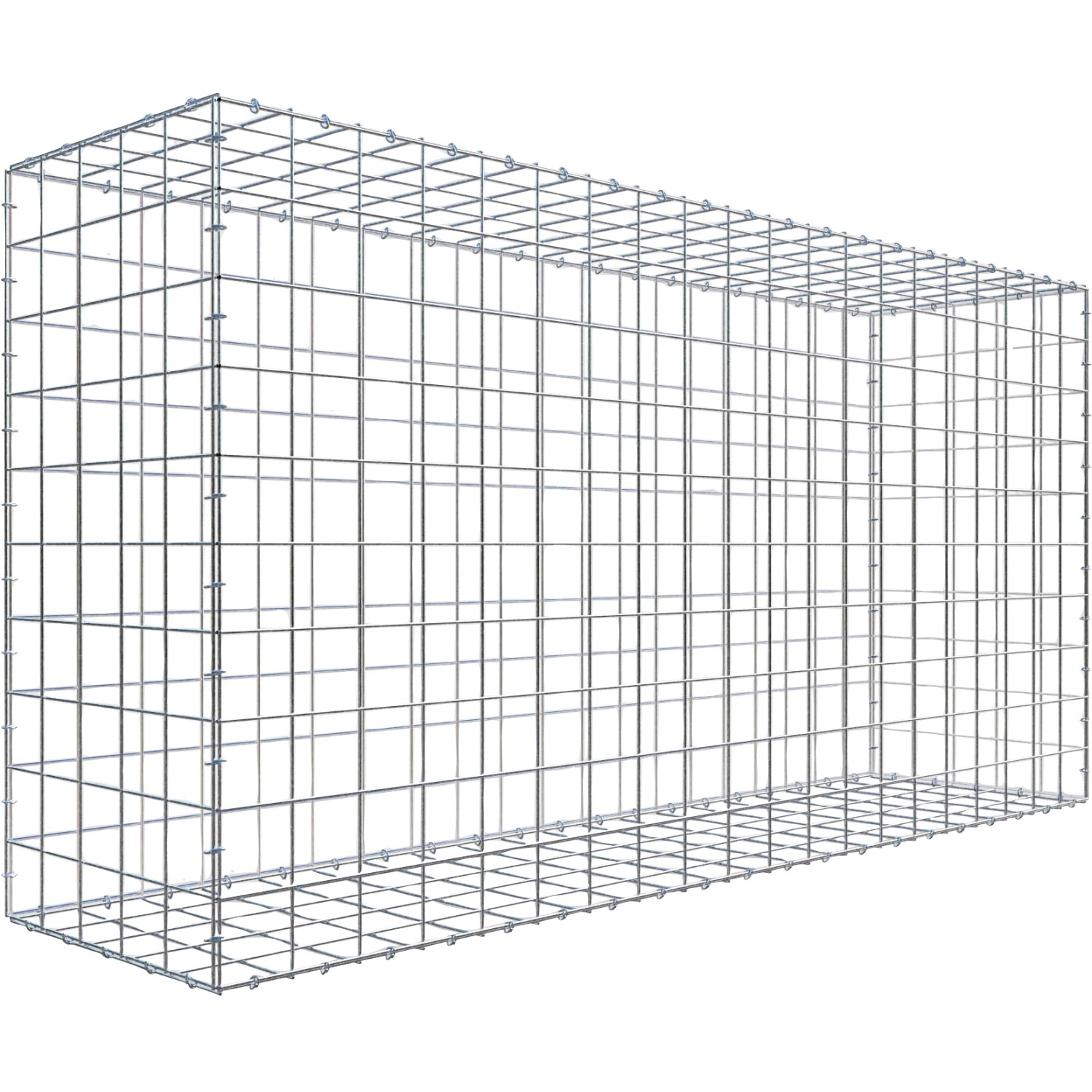 Thumbnail - Gabiona C-Ring-Gabione 100 x 200 x 50 cm Maschenw 10 x 10 cm