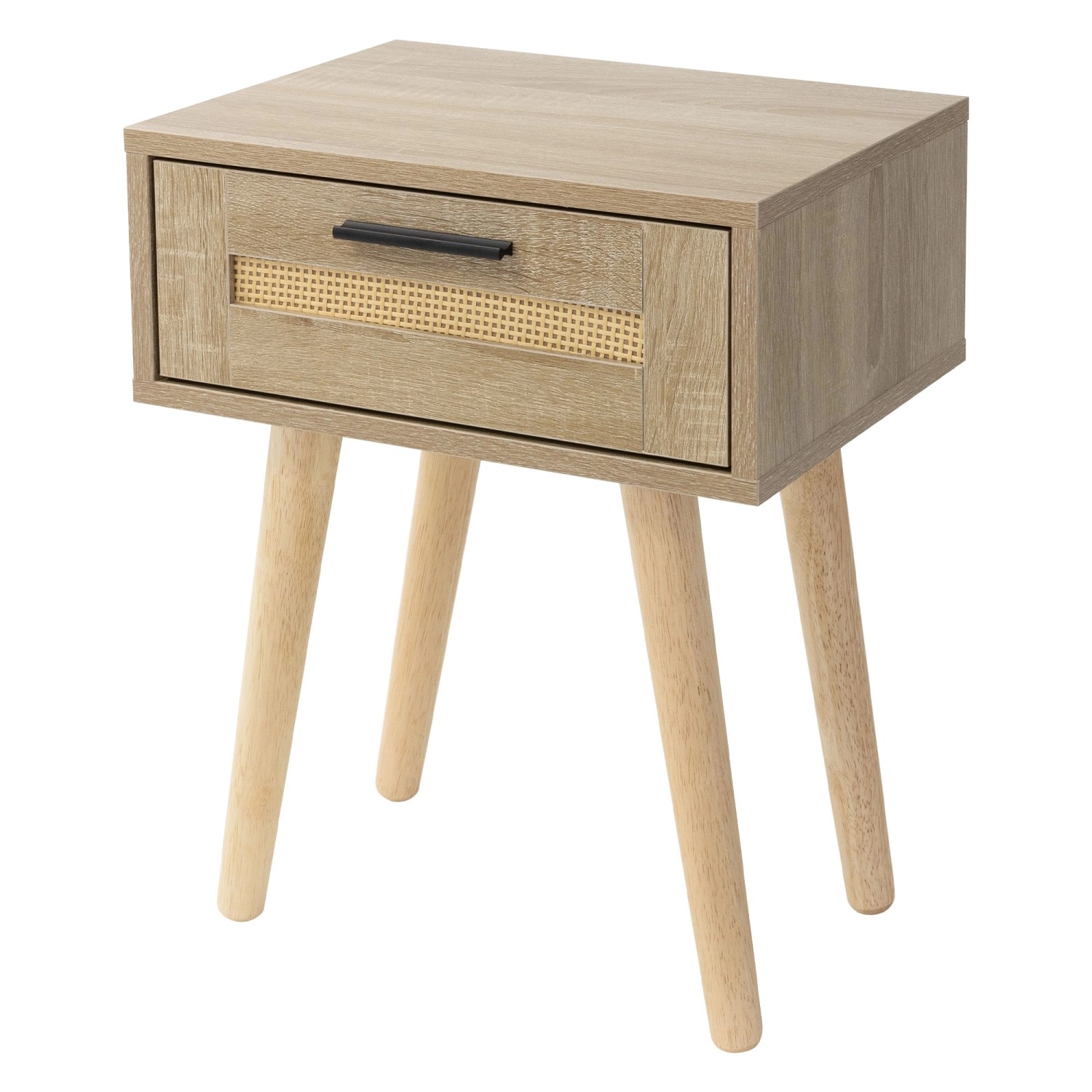 ML-Design Nachttisch mit 1 Schublade 40x50,5x30 cm Eiche Optik Schrank günstig online kaufen