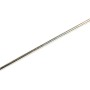 Verzinkte Achse, 800 mm lang, 20 mm Durchmesser, für Rollen und Räder.
