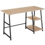 Tectake Schreibtisch Paisley im Industrial Style mit Holz- und Stahlgestell in Eiche Sonoma Optik.