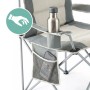 Relaxdays Campingstuhl Stahl Grau Faltbar 108 cm x 86 cm x 61 cm_5