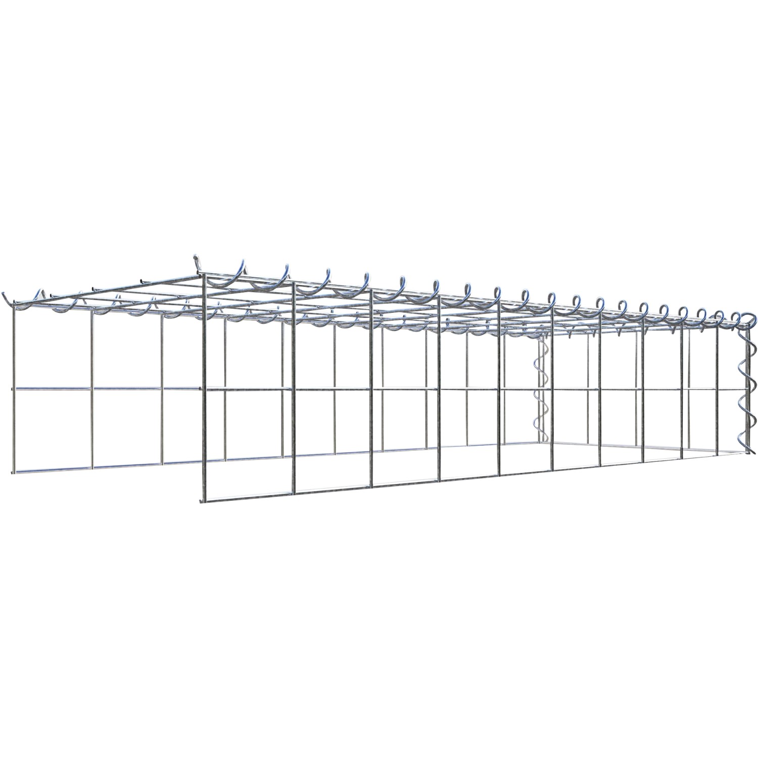 Gabiona Gabione-Anbaukorb Typ 4 20 x 100 x 40 cm Maschenw 10 x 10 cm