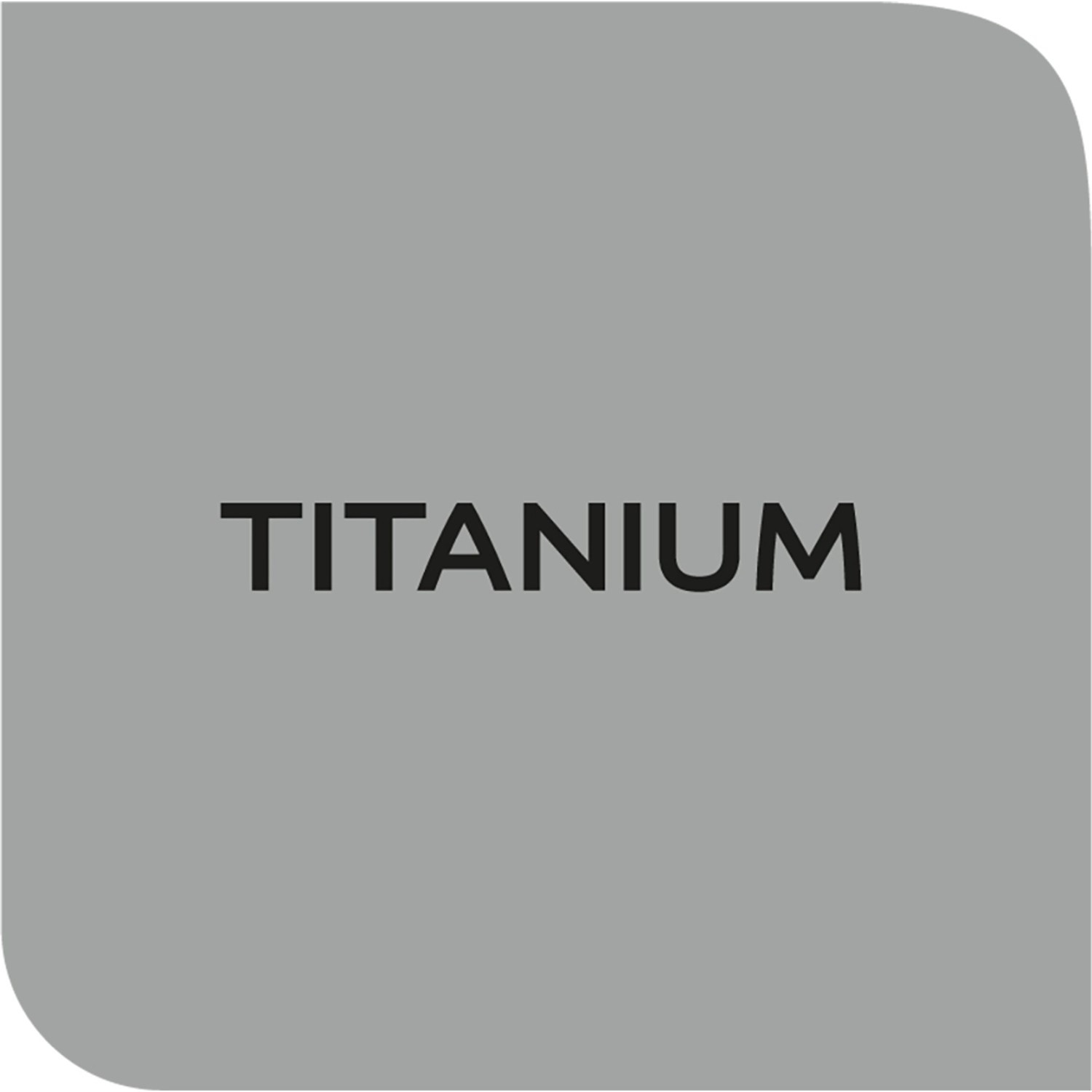 Farbmuster Dulux Fresh Up Fliesenlack Satin Titanium, Grauton.