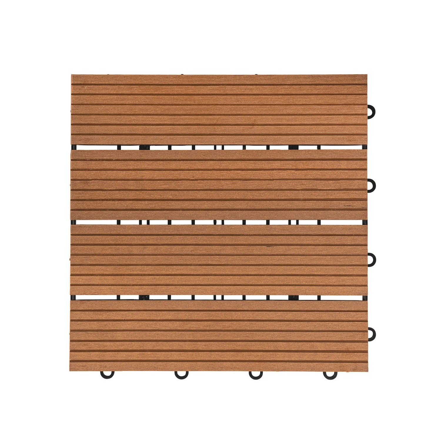 Home Deluxe WPC-Klickfliesen Bavaro Holzoptik Hellbraun 1 m²