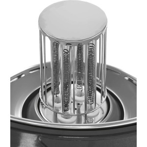 Detailaufnahme der Heizelemente des Jamestown Elektro-Tischgrills Cody.