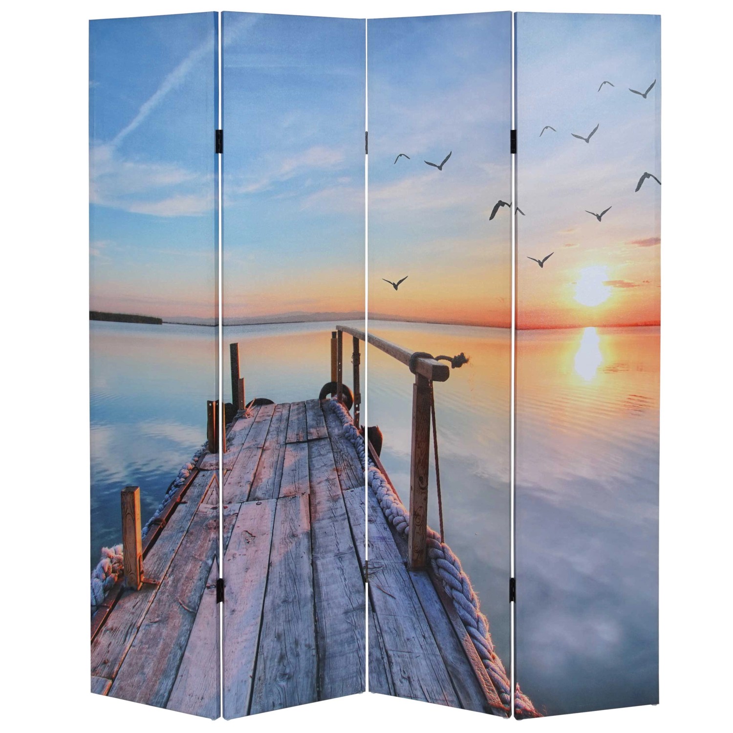 MCW Foto-Paravent Bagheria Sonnenuntergang günstig online kaufen
