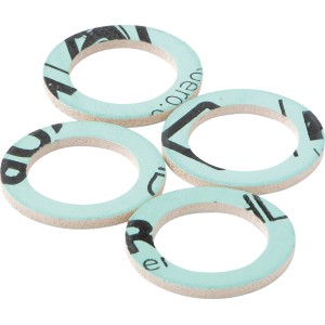 KÖRO HD-Ringe, 4 Stück, 16x24x2 mm, für 3/4 Zoll Überwurfmuttern, Dichtungsringe.